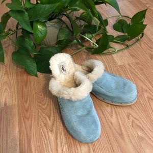 Authentic Ugg Australia Light Blue Clogs Size 9